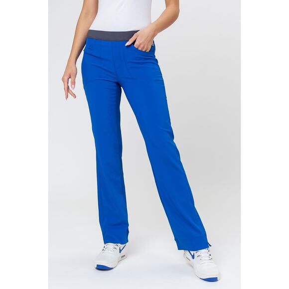 INFINITY Cherokee Slim Pull On Scrub Pants Blue 1124AT Womens XLT XL Tall - Picture 6 of 6